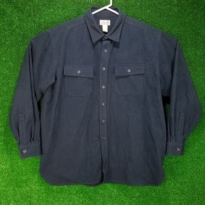 Men's LL Bean long sleeve button down shirt